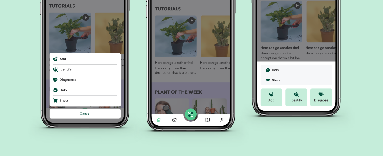 Neue Menünavigation
